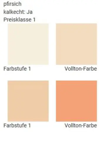 Casanatura Wandfarben in pfirsich